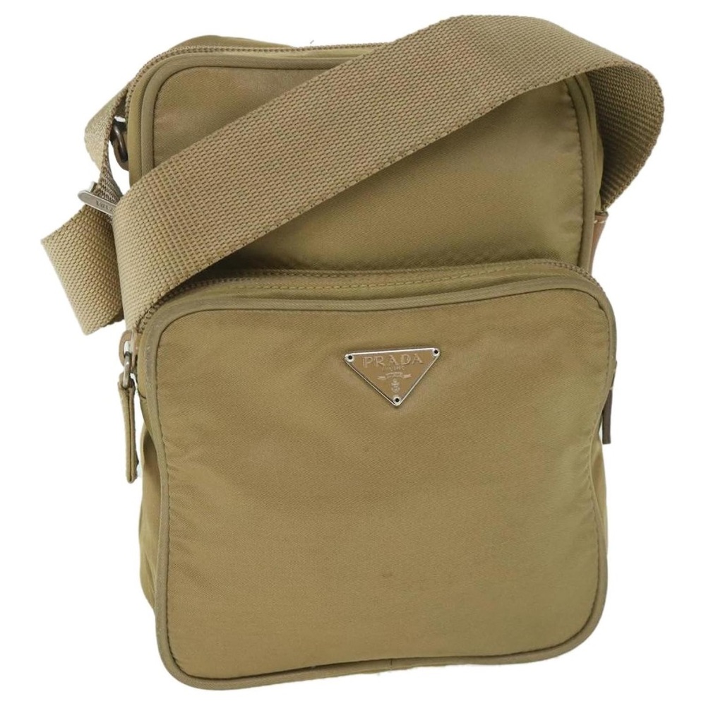 Prada Olive Green Nylon Crossbody Bag